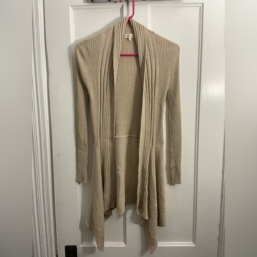 Open front sweater